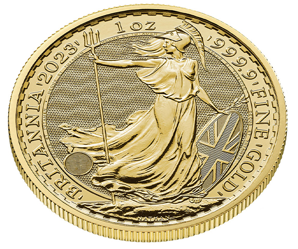 Britannia coin features